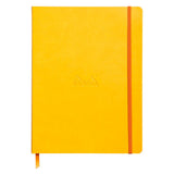 Rhodiarama Softcover Lined Notebook (190X250mm) - SCOOBOO - RHRM_DFYLW_NB_190X250_LINE_117516C - Ruled