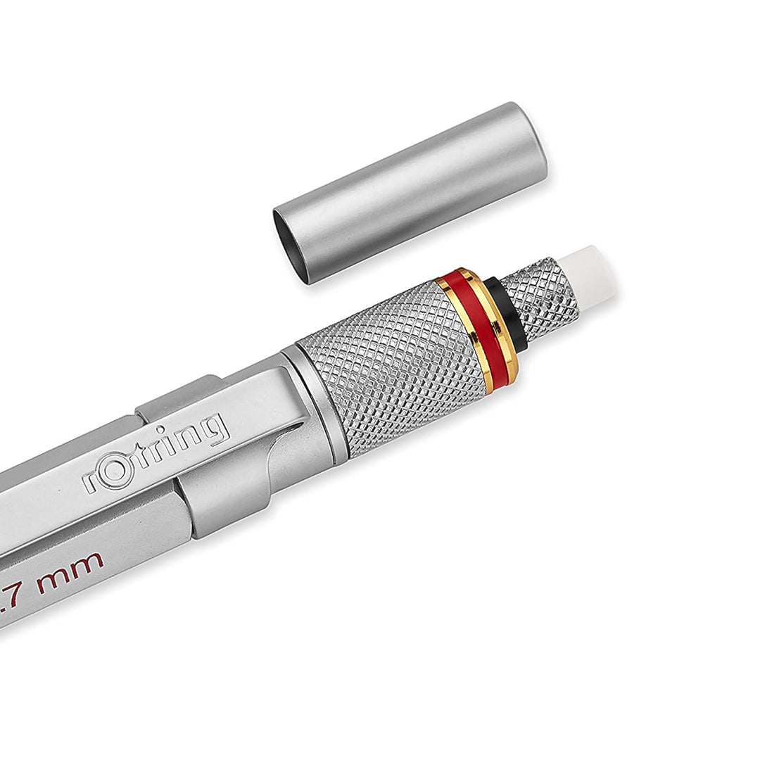Rotring 800+ Silver 0.5 mm Premium Hybrid Mechanical Pencil +