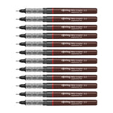 Rotring Tikky Graphic Fineliners - Pack of 12 - SCOOBOO - 1904753 - TGM - Fineliners