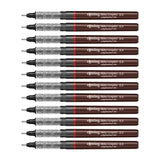 Rotring Tikky Graphic Fineliners - Pack of 12 - SCOOBOO - 1904756 - TGM - Fineliners