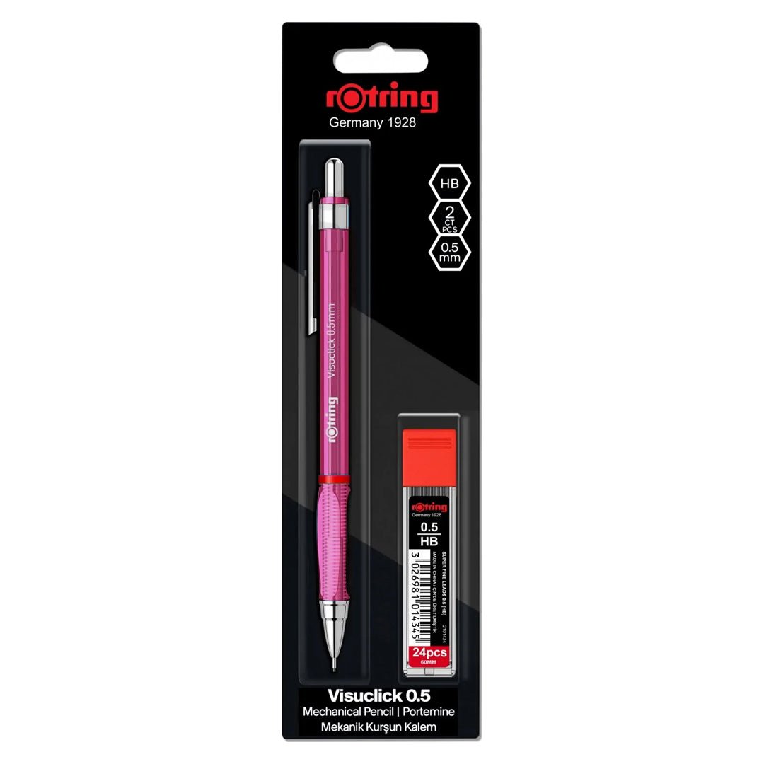 Rotring Visuclick Mechanical Pencil | 0.7 mm - SCOOBOO - 2102713 - PINK - TGM - Mechanical Pencil