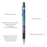 Rotring Visumax 0.7mm Mechanical Pencil - 2B Lead - Pack of 12 - SCOOBOO - 2089101 - TGM - Mechanical Pencil