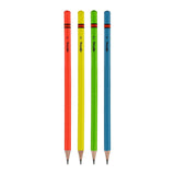 Rotring Woodcase pencil - Assorted Neon Colours - HB - SCOOBOO - 2094213 - TGM - Pencils