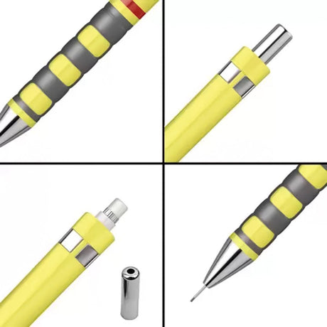 Rotring Yellow Mechanical Tikky Pencil 0.5mm with Metal Cap - SCOOBOO - 2025546 - TGM - Mechanical Pencil