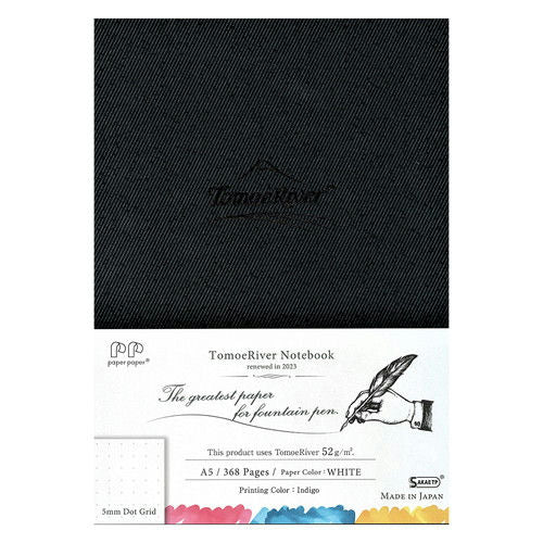 Sakae Technical Paper Note Tomoe River FP Note A5 White 5mm - SCOOBOO - SR - A5DBW - Ruled