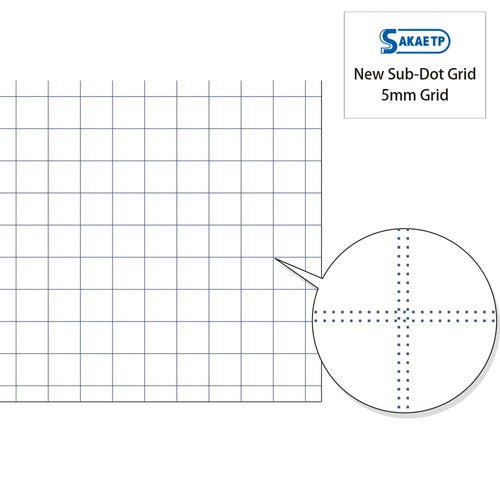 Sakae Technical Paper Note Tomoe River FP Note A5 White 5mm - SCOOBOO - SR - A5HBW - Ruled