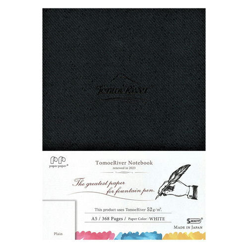 SAKAE Technical Paper Note Tomoe River FP Note A5 White Plain - SCOOBOO - SR - A5MBW - Plain