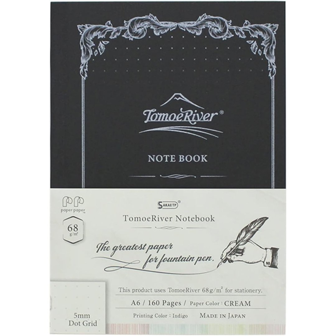 Sakae Technical Paper Tomoe River FP Cream A6 Softcover Notebook 160 Pages - SCOOBOO - TMR - A6NB - 68DC - Ruled