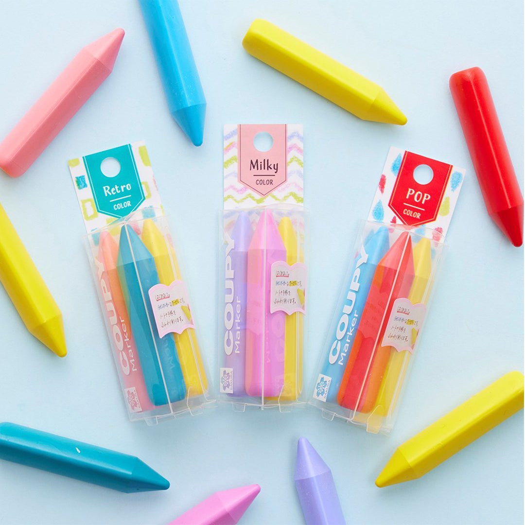 Sakura Crepas Coupy Marker - Pack of 3 - SCOOBOO - FYLM - 3J* - Crayons