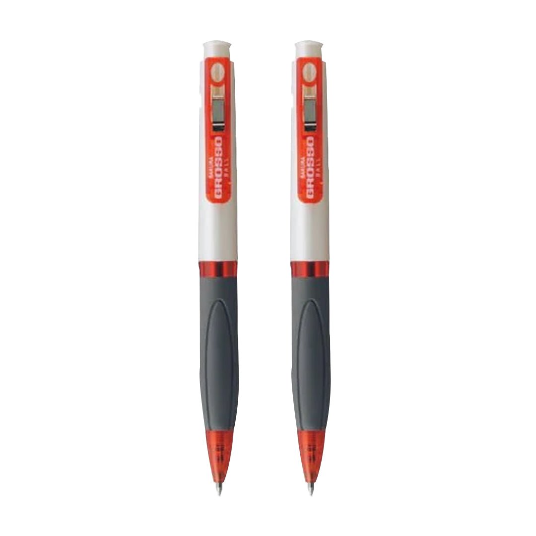 Sakura Crepas Grosso Ball Pen Black 0.7mm - Pack of 2 - SCOOBOO - NOB100N#36 - Ball Pen