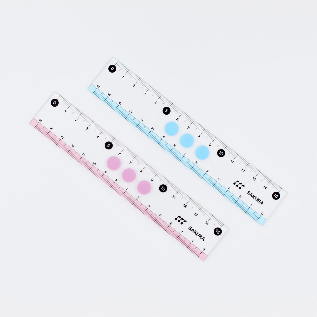 Sakura Straight Line Ruler 15cm G Jogi - SCOOBOO - 15#36 - 