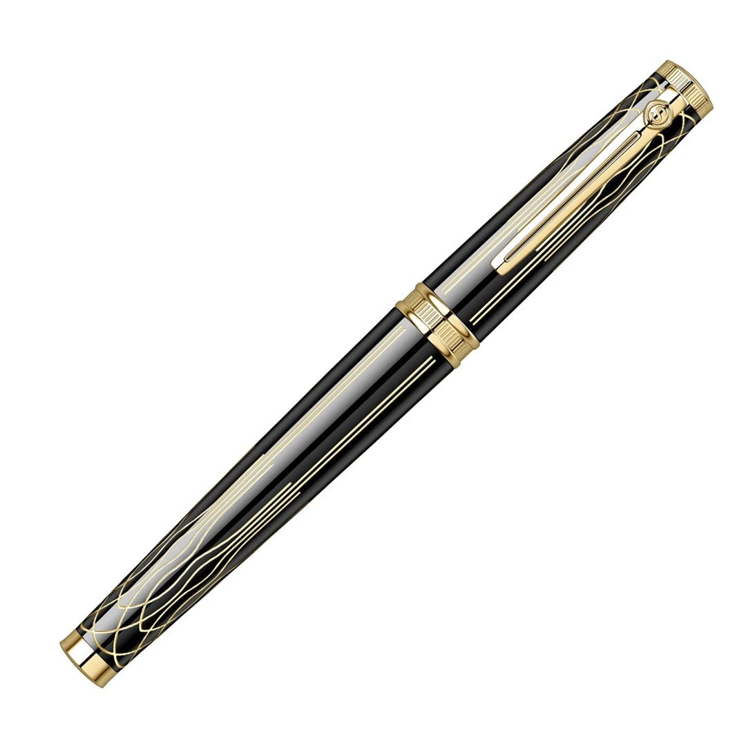 Scrikss | Heritage | Fountain Pen | Black GT-Broad - SCOOBOO