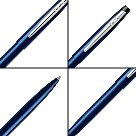 Scrikss 108 Star Navy Blue CT Roller Ball Pen - SCOOBOO - 54045 - TGM - Roller Ball Pen