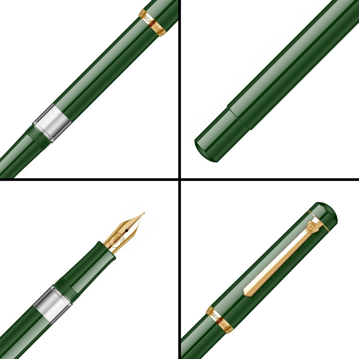 Scrikss 419 Piston Filler Fountain Pen - SCOOBOO - 88293NIS - TGM - Fountain Pen