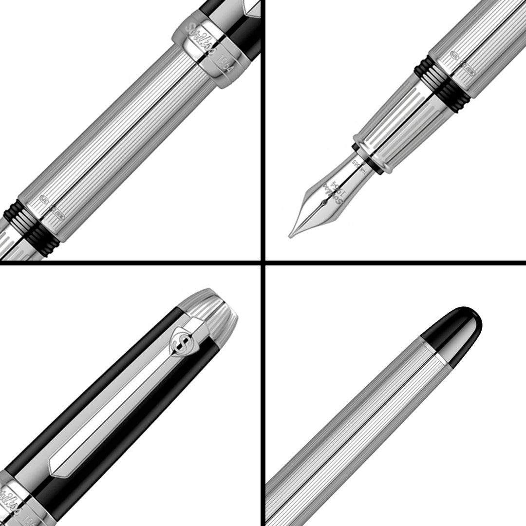 Scrikss 45th Year 1964 Silver Fountain Pen - SCOOBOO - 85308 - TGM - Fountain Pen