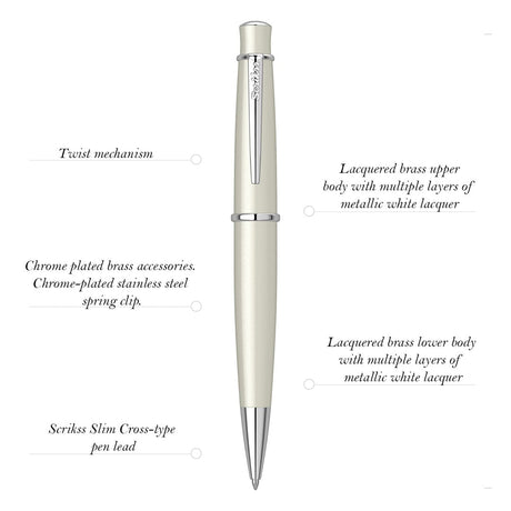 Scrikss 62 Chic Ball Pen - SCOOBOO - 74937 - TGM - Ball Pen