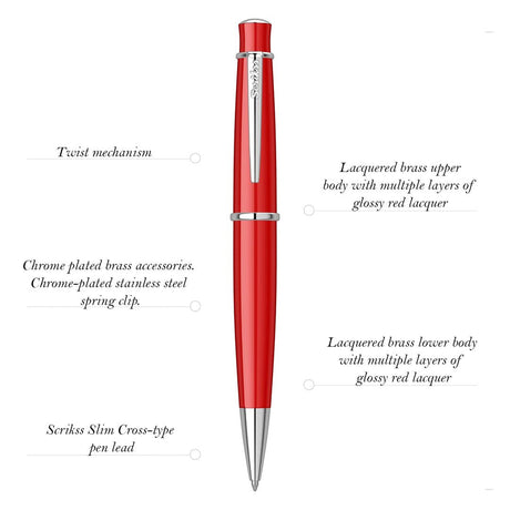 Scrikss 62 Chic Ball Pen - SCOOBOO - 74944NIS - TGM - Ball Pen