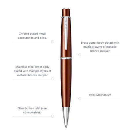 Scrikss 62 Chic Ball Pen - SCOOBOO - 79369 - TGM - Ball Pen