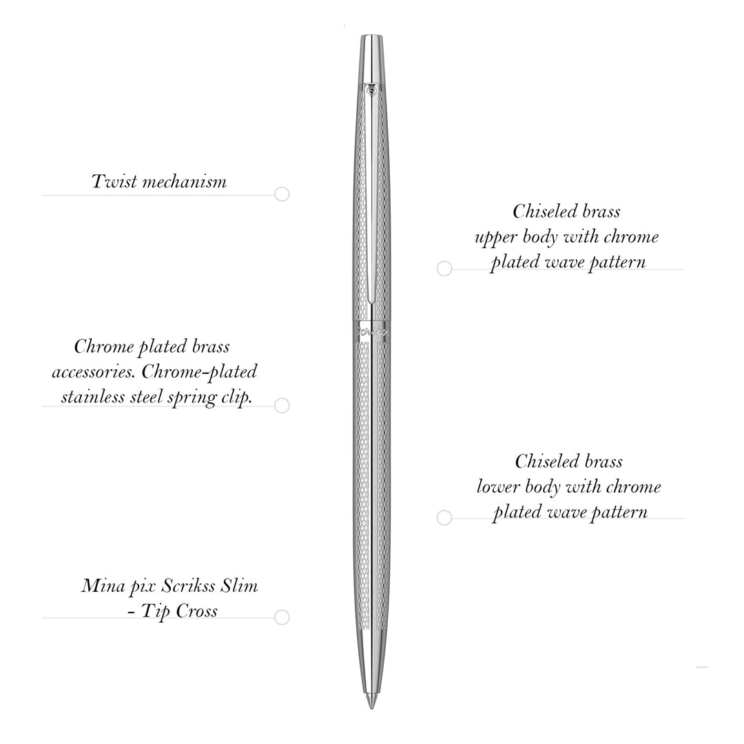 Scrikss 711 Venus BP Chrome - SCOOBOO - 59507 - TGM - Ball Pen