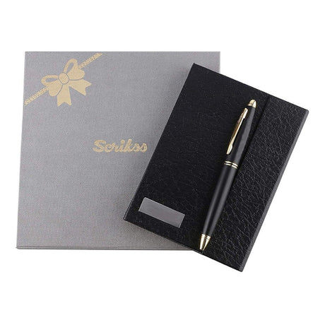 Scrikss Ballpoint Pen With A6 Diary - SCOOBOO - Pen and Diary set