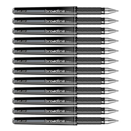 Scrikss Broadline Black Rollerball Pen - Box of 12pcs - SCOOBOO - 86305 - TGM - Roller Ball Pen