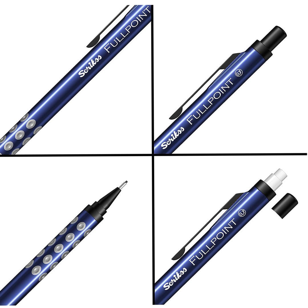 Scrikss Full Point Black Edition 0.7mm Mechanical Pencil - SCOOBOO - 86466 - TGM - Mechanical Pencil