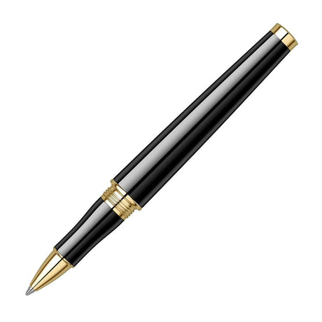 Scrikss Heritage Glossy Black With 23k Gold Plated Roller ball Pen ,1.0mm Point refill - SCOOBOO - 83991 - TGM - Roller Ball Pen