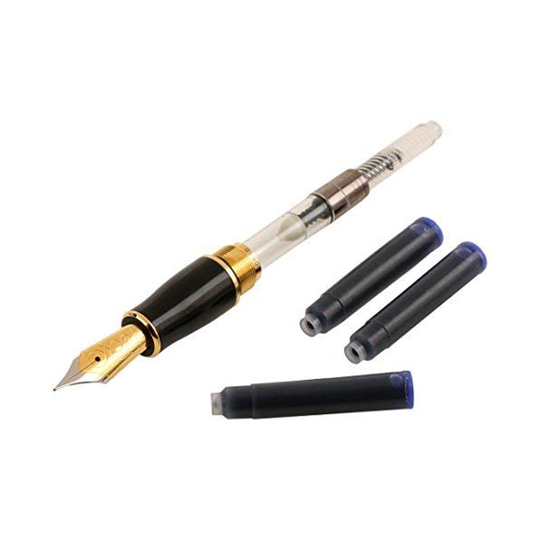 Scrikss Heritage Gold Fountain Pen - Medium - SCOOBOO - 80815M - TGM - Fountain Pen