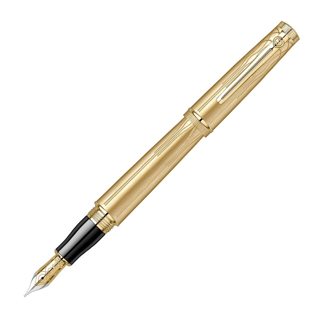 Scrikss Heritage Gold Fountain Pen - Medium - SCOOBOO - 80815M - TGM - Fountain Pen