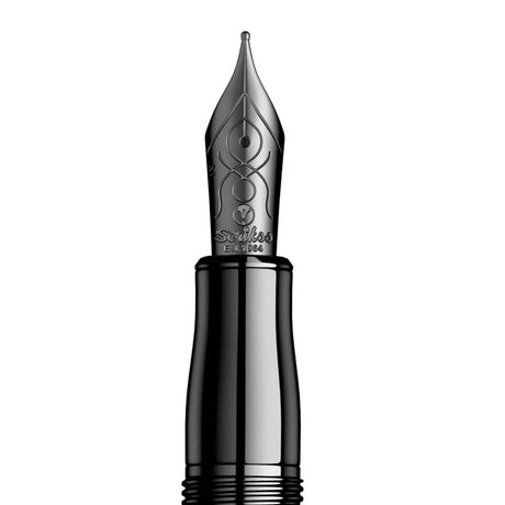 Scrikss Heritage Matt Black Fountain Pen - Medium - SCOOBOO - 83960M - TGM - Fountain Pen