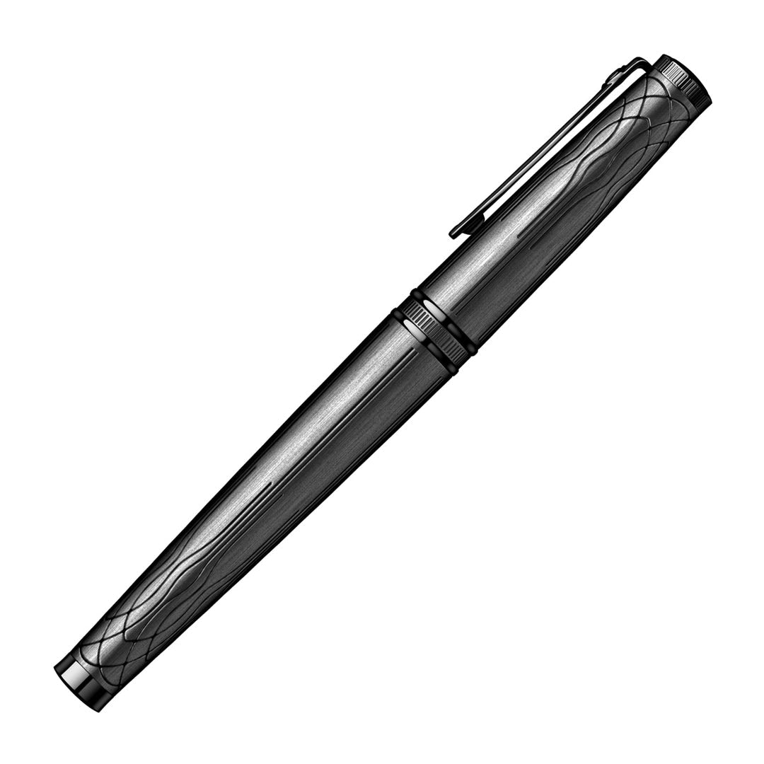 Scrikss Heritage Matt Black Fountain Pen - Medium - SCOOBOO - 83960M - TGM - Fountain Pen