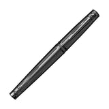 Scrikss Heritage Matt Black Titanium Plated Fountain Pens - SCOOBOO - Fountain Pen