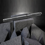 Scrikss Heritage Matt Black Titanium Plated Fountain Pens - SCOOBOO - Fountain Pen