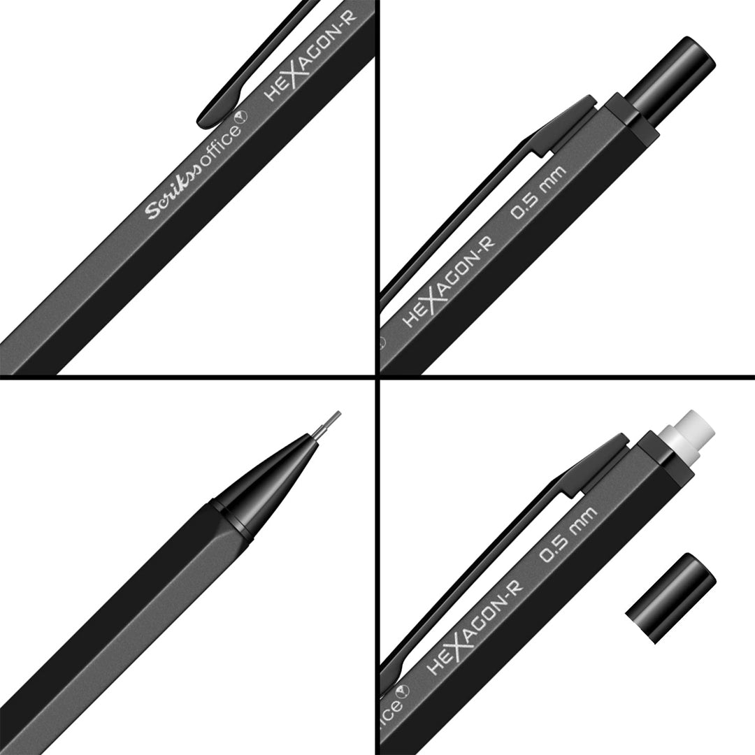 Scrikss Hexagon R 0.5MM - SCOOBOO - 83533 - TGM - Mechanical Pencil