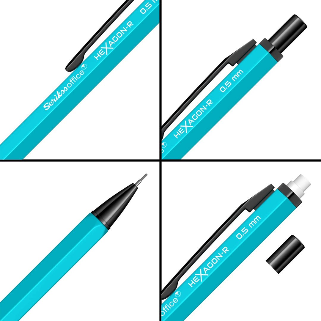 Scrikss Hexagon R 0.5MM - SCOOBOO - 83540 - TGM - Mechanical Pencil