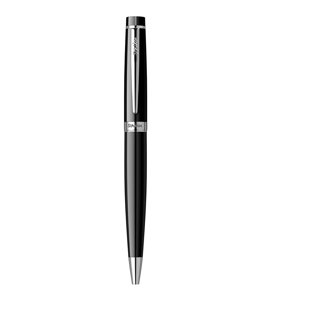 Scrikss Honor 38 - BP+MP Set Black Chrome - SCOOBOO - 62583 - TGM - Ball Pen