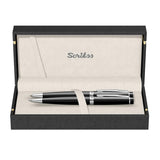 Scrikss Honor 38 - BP+MP Set Black Chrome - SCOOBOO - 62583 - TGM - Ball Pen