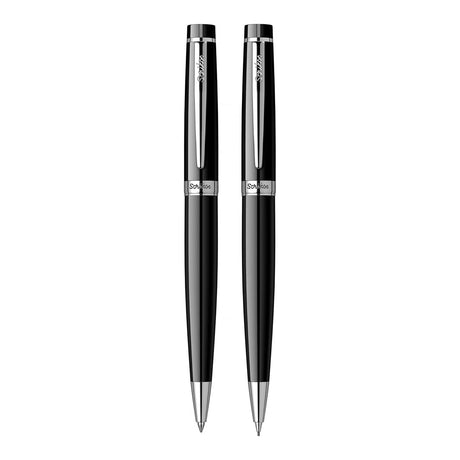 Scrikss Honor 38 - BP+MP Set Black Chrome - SCOOBOO - 62583 - TGM - Ball Pen