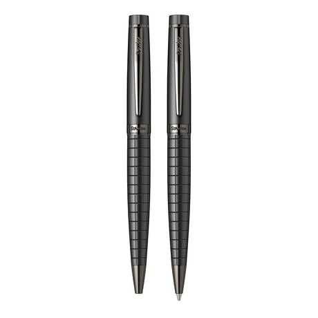 Scrikss Honor 38 - BP+MP Set Black Chrome - SCOOBOO - 79116 - TGM - Ball Pen