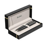 Scrikss Honor 38 - BP+MP Set Black Chrome - SCOOBOO - 79116 - TGM - Ball Pen