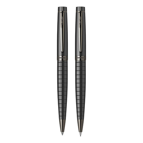 Scrikss Honor 38 - BP+MP Set Black Chrome - SCOOBOO - 79116 - TGM - Ball Pen