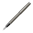 Scrikss Honour 38 Carbon Gray With Gun Metal Plated Trims Medium Nib Fountain Ink Pen - SCOOBOO - 71745 - TGM - Fountain Pen