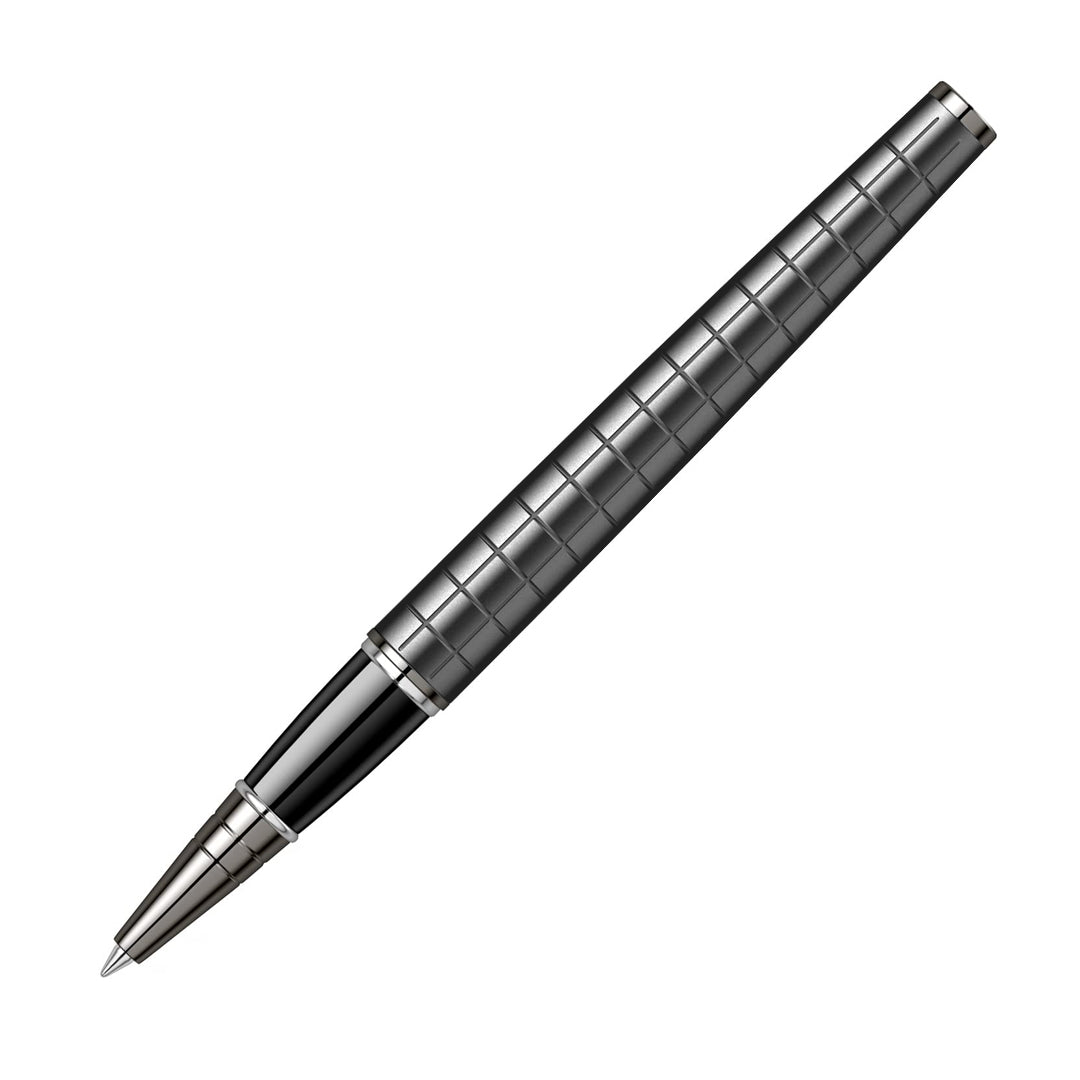 Scrikss Honour 38 Carbon Grey With Chrome Plated Trims Roller Pen - SCOOBOO - 71738 - TGM - Roller Ball Pen