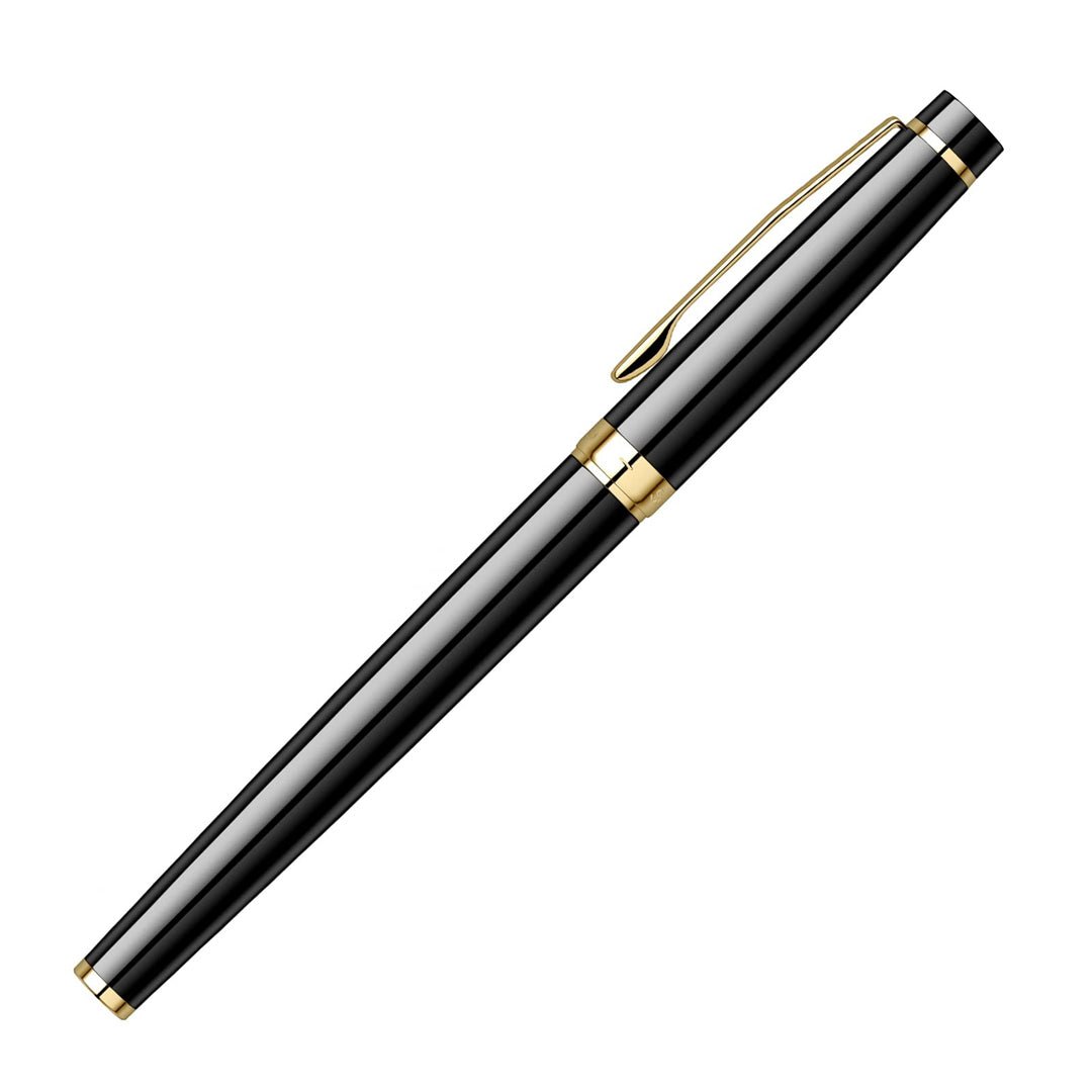 Scrikss Honour 38 Glossy Black Roller Ball Point Pen - SCOOBOO - 62378 - TGM - Roller Ball Pen