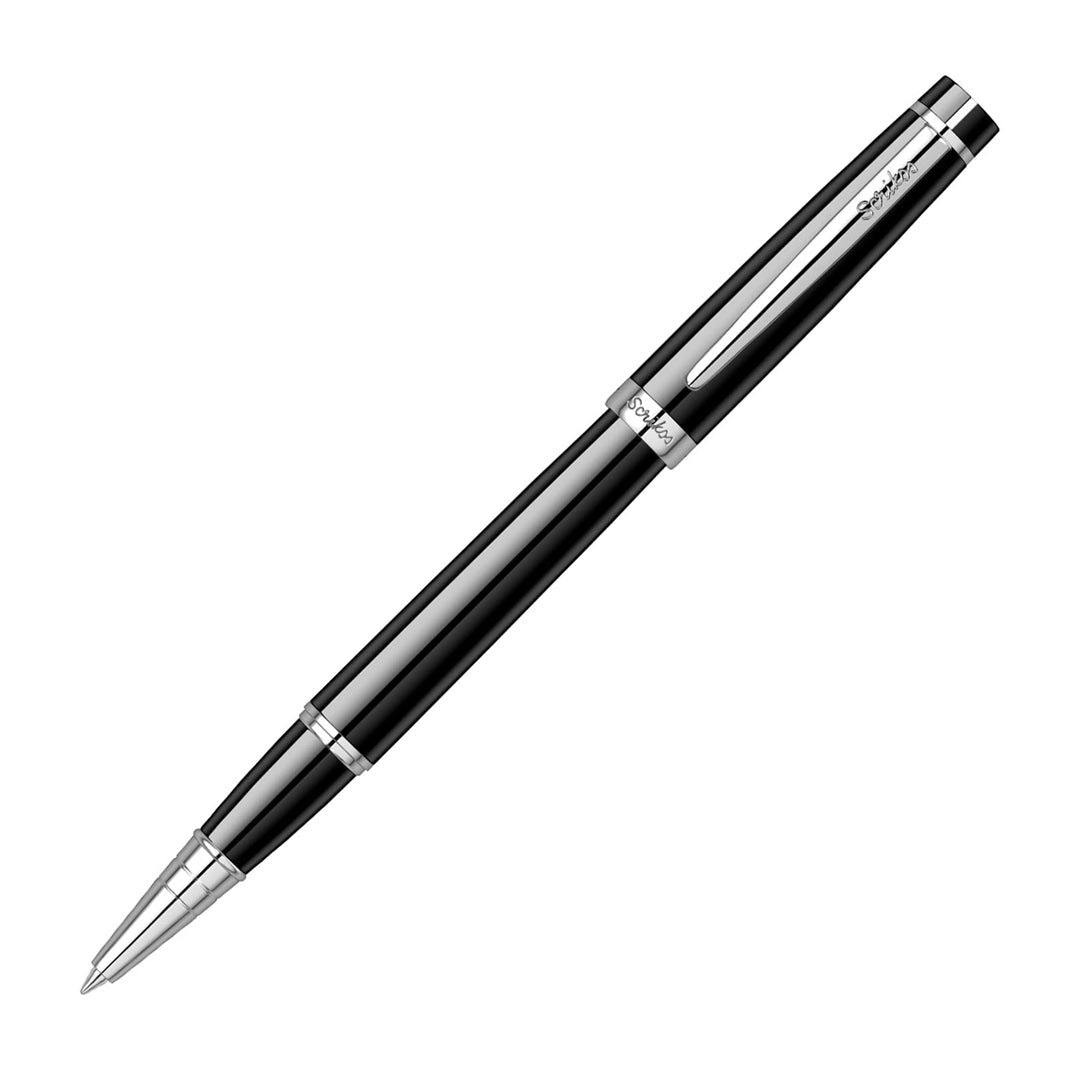 Scrikss Honour 38 Glossy Black With Chrome Plated Trims Roller ball Pen - SCOOBOO - 62385 - TGM - Roller Ball Pen