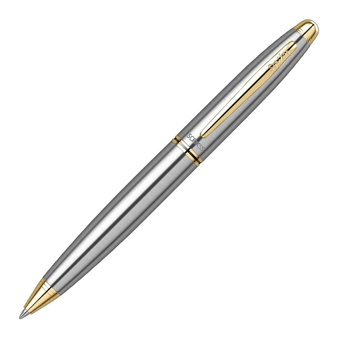 Scrikss Knight Gold Chrome Ball Pen - SCOOBOO - 57138 - TGM - Ball Pen