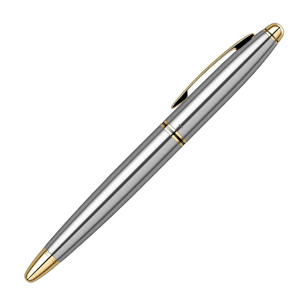 Scrikss Knight Gold Chrome Roller Pen - SCOOBOO - 57169 - TGM - Roller Ball Pen