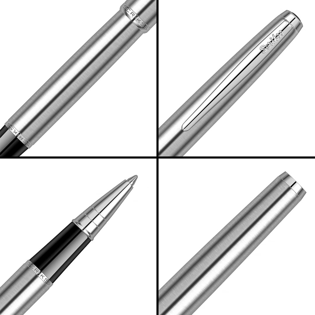 Scrikss Metropolis 78M Chrome - CT Rollerball Pen - SCOOBOO - 81713 - TGM - Roller Ball Pen