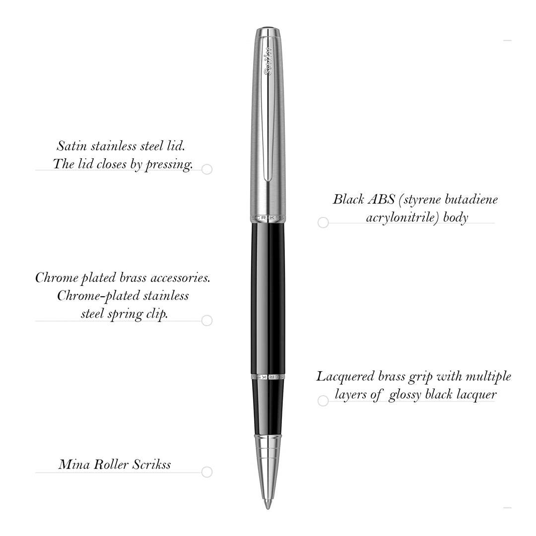 Scrikss Metropolis 800 Roller Pen - SCOOBOO - 82017 - TGM - Roller Ball Pen