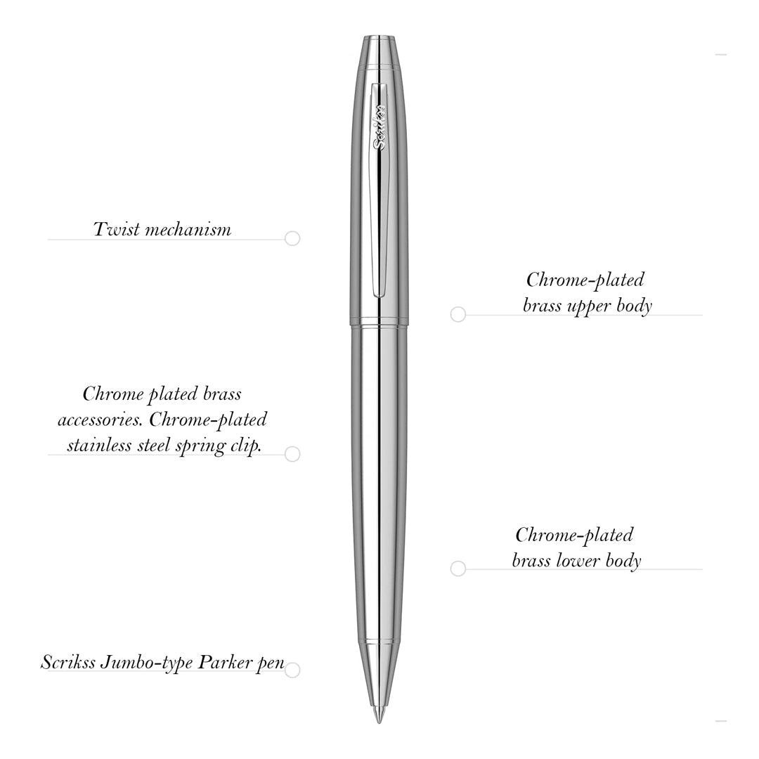 Scrikss Noble 35 Ballpoint Pen - SCOOBOO - 54120 - TGM - Ball Pen